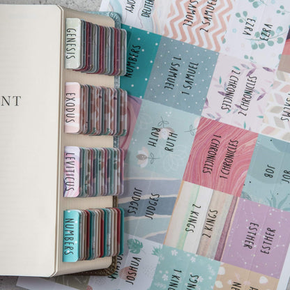 Beautiful Bible Tabs (84 Pack)
